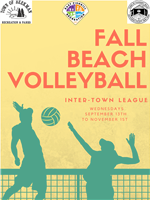 fall beach volleyball 